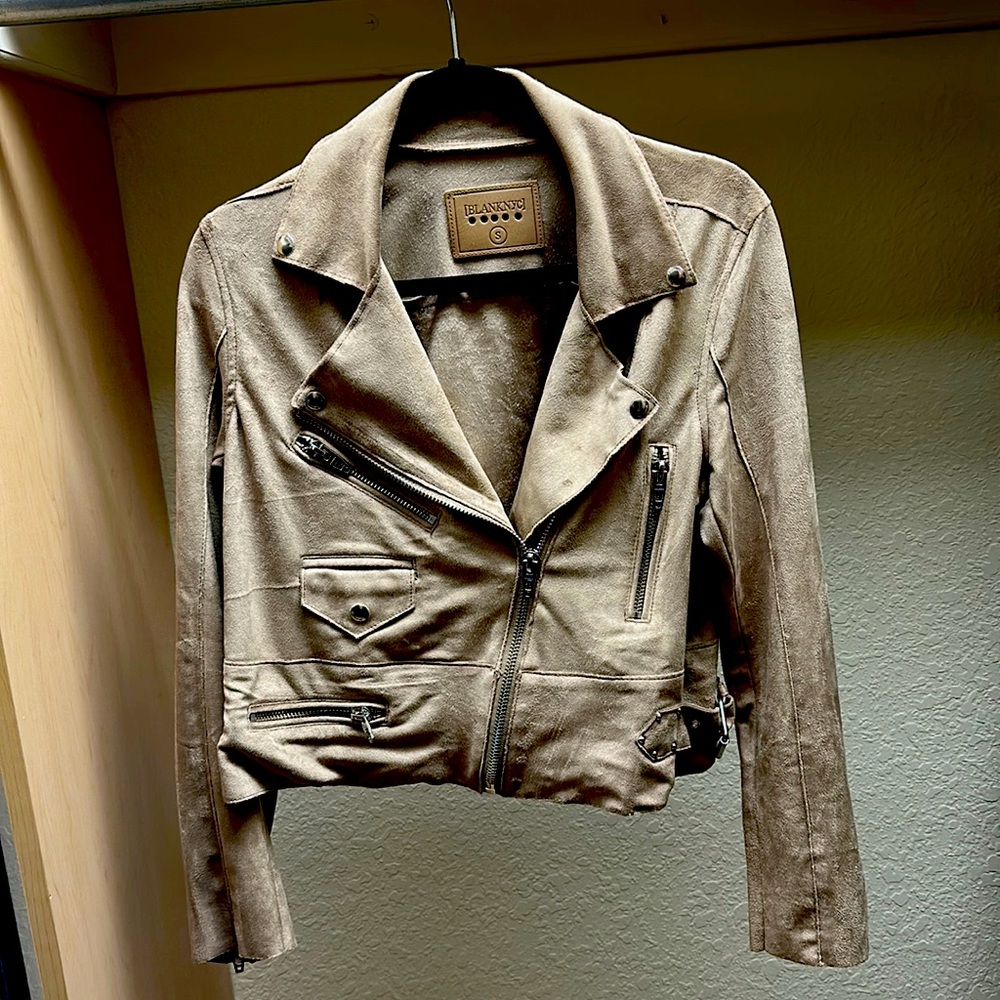 Blank NYC size small faux leather jacket